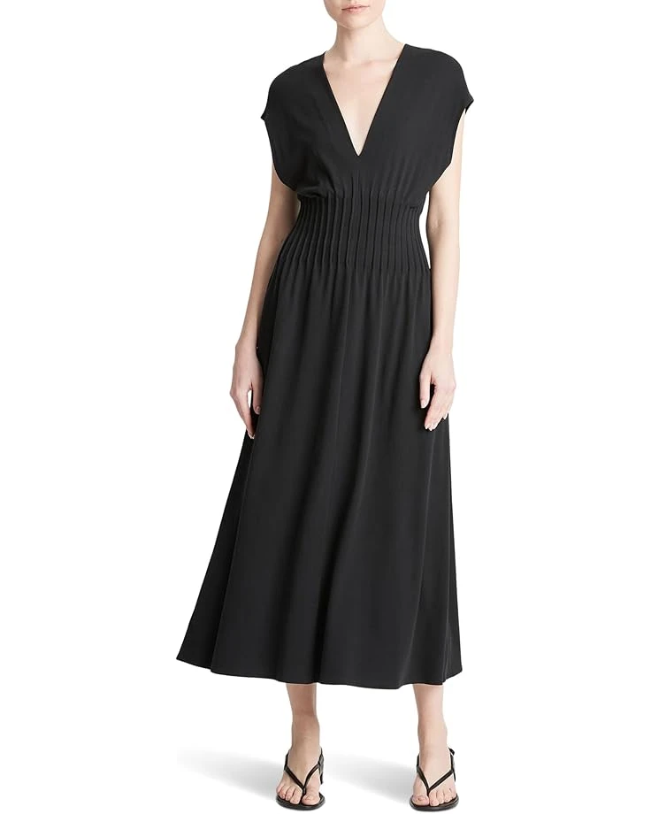 Vince Pintuck V-Neck Dress | Dresses 3 Vince Pintuck V-Neck Dress | Dresses