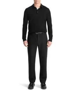 Vince Merino Long Sleeve Polo | Shirts & Tops -Classy Shoe Shop 61LgQrf57wL. AC SR736920