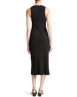 Vince Rib High Neck Tank Dress | Dresses -Classy Shoe Shop 61RHvgFj2gL. AC SR736920