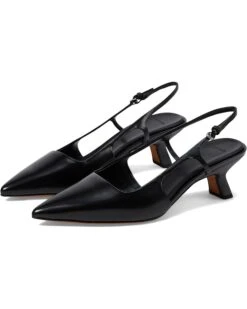 Vince Bianca Pointed Toe Kitten Heel Slingback | Heels