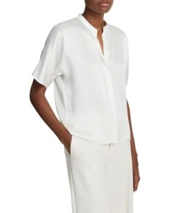 Vince Short Sleeve Dolman Button Down Blouse | Shirts & Tops -Classy Shoe Shop 61l8WutoWtL. AC SR736920