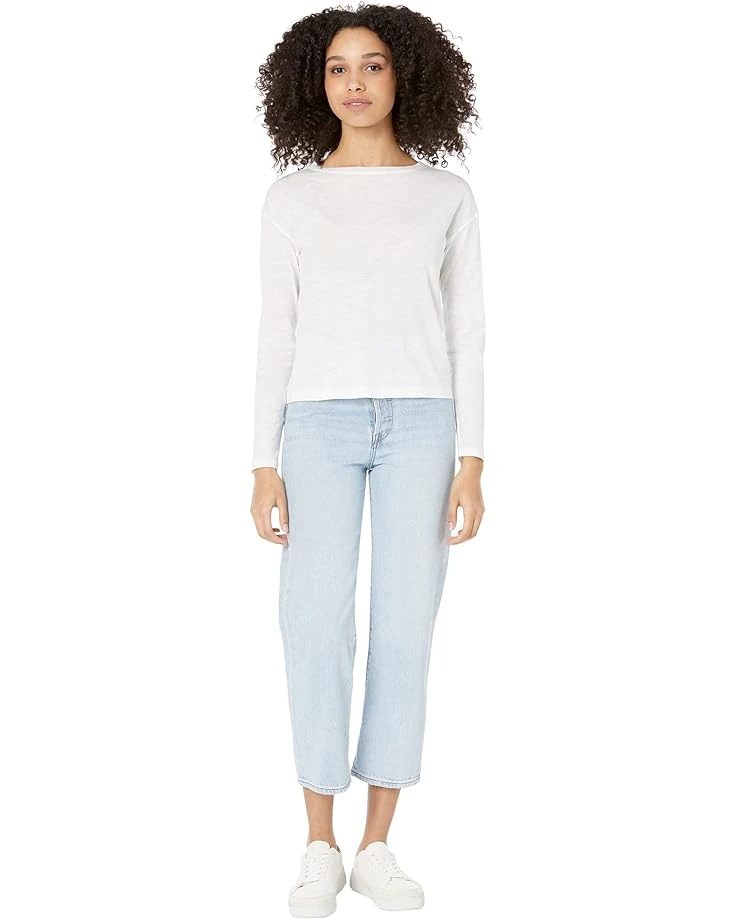 Vince Boxy Long Sleeve 100% Cotton Crew Neck Tee | Shirts & Tops 6 Vince Boxy Long Sleeve 100% Cotton Crew Neck Tee | Shirts & Tops - Image 4