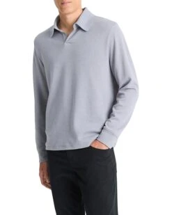 Vince Double Face Long Sleeve Polo | Shirts & Tops
