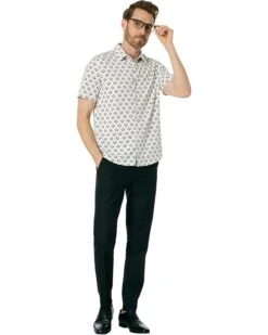 Vince Geo Floral Printed Short Sleeve Button-Down | Shirts & Tops -Classy Shoe Shop 71BNKayeiXL. AC SR736920