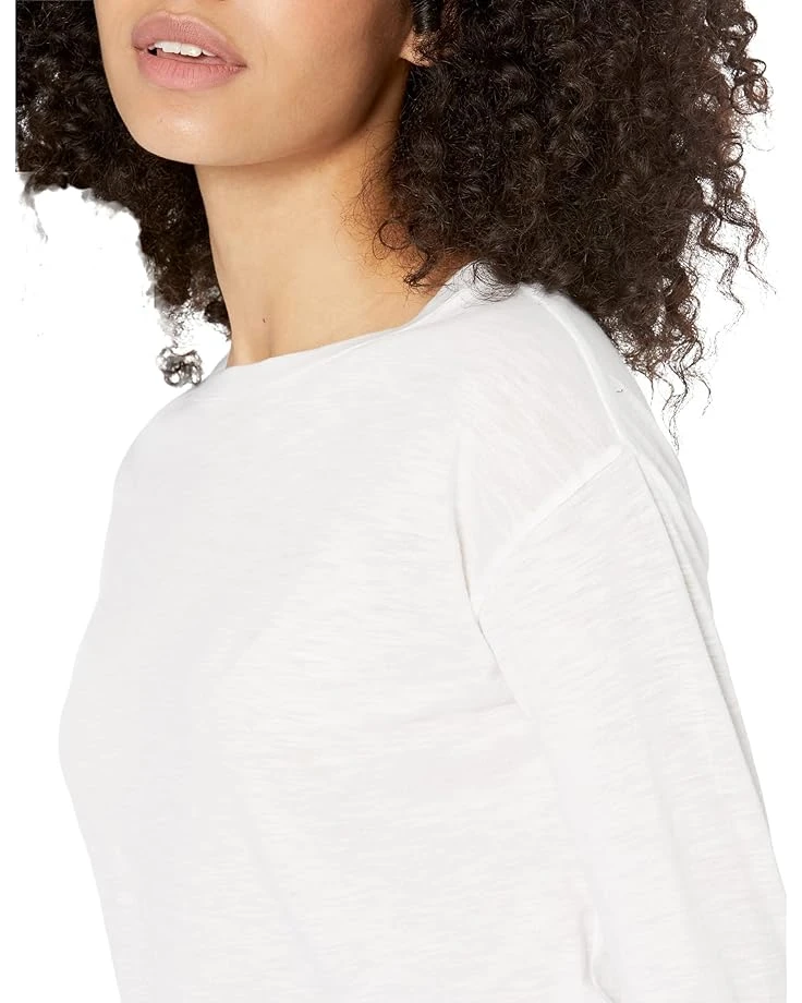 Vince Boxy Long Sleeve 100% Cotton Crew Neck Tee | Shirts & Tops 5 Vince Boxy Long Sleeve 100% Cotton Crew Neck Tee | Shirts & Tops - Image 3