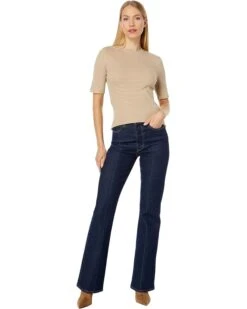 Vince Rib Stripe Elbow Sleeve Crew Tee | Shirts & Tops -Classy Shoe Shop 71Yh5ltgrDL. AC SR736920