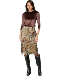 Vince Velour 3/4 Sleeve Crew | Shirts & Tops -Classy Shoe Shop 71csh81E3PL. AC SR736920