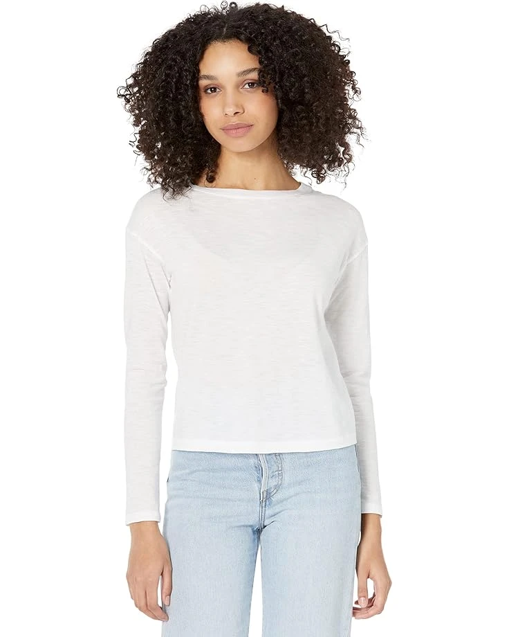 Vince Boxy Long Sleeve 100% Cotton Crew Neck Tee | Shirts & Tops 3 Vince Boxy Long Sleeve 100% Cotton Crew Neck Tee | Shirts & Tops