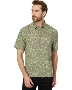 Vince Knotted Leaves Short Sleeve | Shirts & Tops