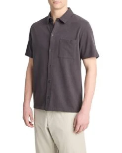Vince Sueded Jersey S/S Button Down | Shirts & Tops -Classy Shoe Shop 71ne0AiTVL. AC SR736920
