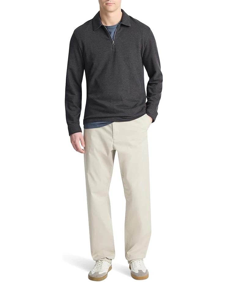 Vince Diagonal Terry Quarter Zip Polo | Shirts & Tops 5 Vince Diagonal Terry Quarter Zip Polo | Shirts & Tops - Image 3