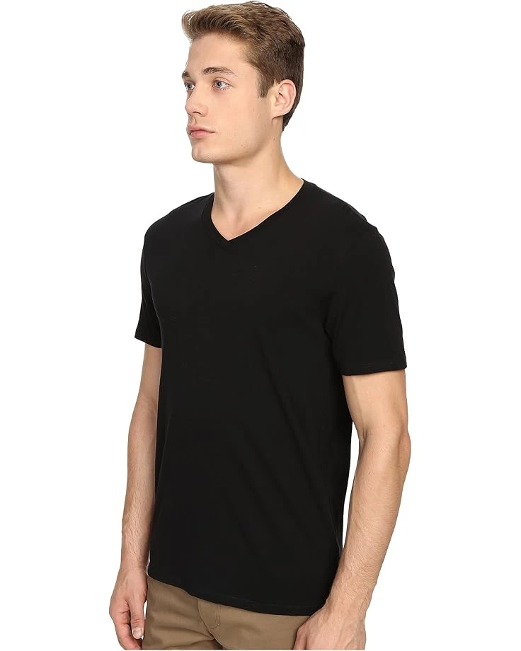 Vince Short Sleeve Pima Cotton V-Neck Shirt | Shirts & Tops 3 Vince Short Sleeve Pima Cotton V-Neck Shirt | Shirts & Tops - Image 2