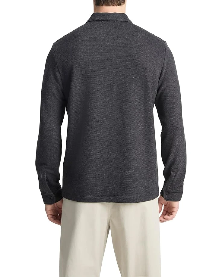 Vince Diagonal Terry Quarter Zip Polo | Shirts & Tops 4 Vince Diagonal Terry Quarter Zip Polo | Shirts & Tops - Image 2