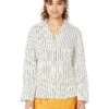 Vince Double Stripe Shaped Long Sleeve Blouse | Shirts & Tops -Classy Shoe Shop 81tx5LrIxnL. AC SR736920