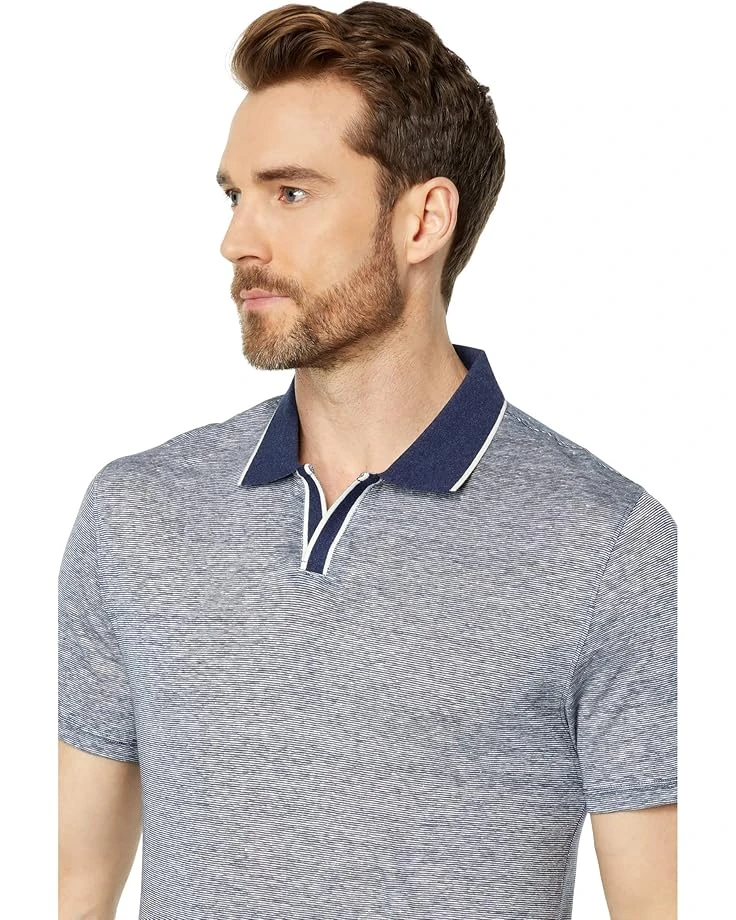 Vince Two-Tone Linen Johnny Collar Short Sleeve | Shirts & Tops 5 Vince Two-Tone Linen Johnny Collar Short Sleeve | Shirts & Tops - Image 3