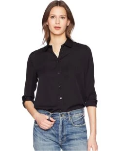 Vince Slim Fitted Blouse | Shirts & Tops